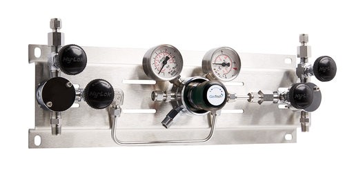 Entspannungsstation, GasTech DRS 1-2, Inertgase, mit Eigengasspülung, 0-7,0 bar, Edelstahl