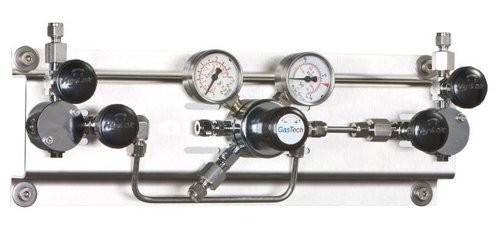 Entspannungsstation, GasTech DRS 1-2, Prüfgase, 0-3,5 bar, Edelstahl